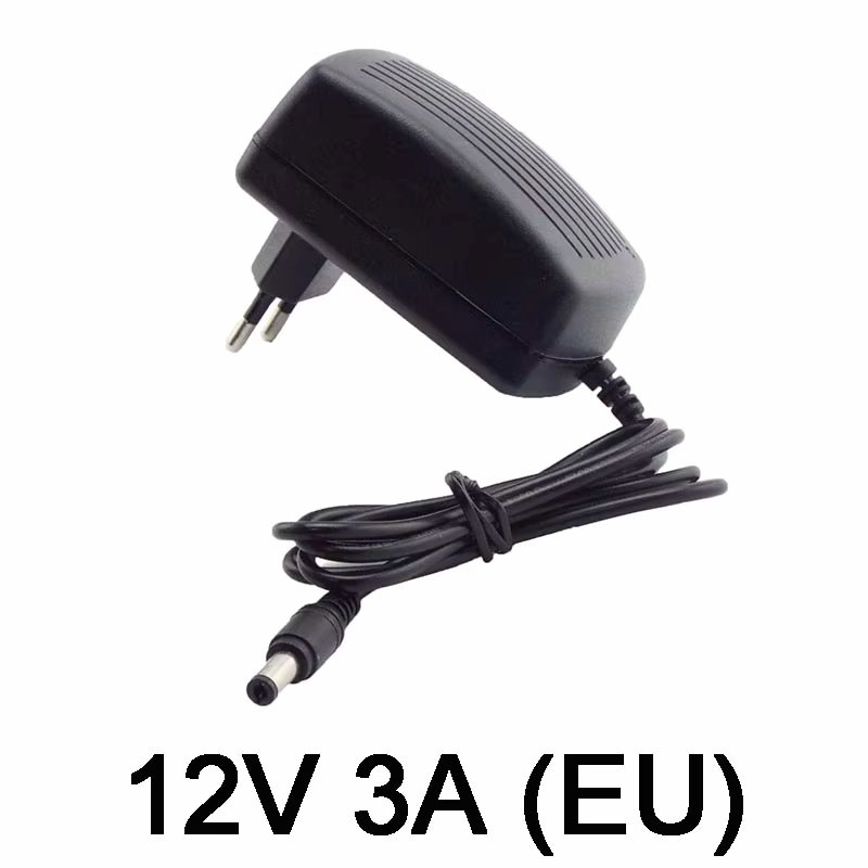 US/UK/EU 12V DC Power Supply - 3A US/UK/EU 12V DC Power Supply - 3A