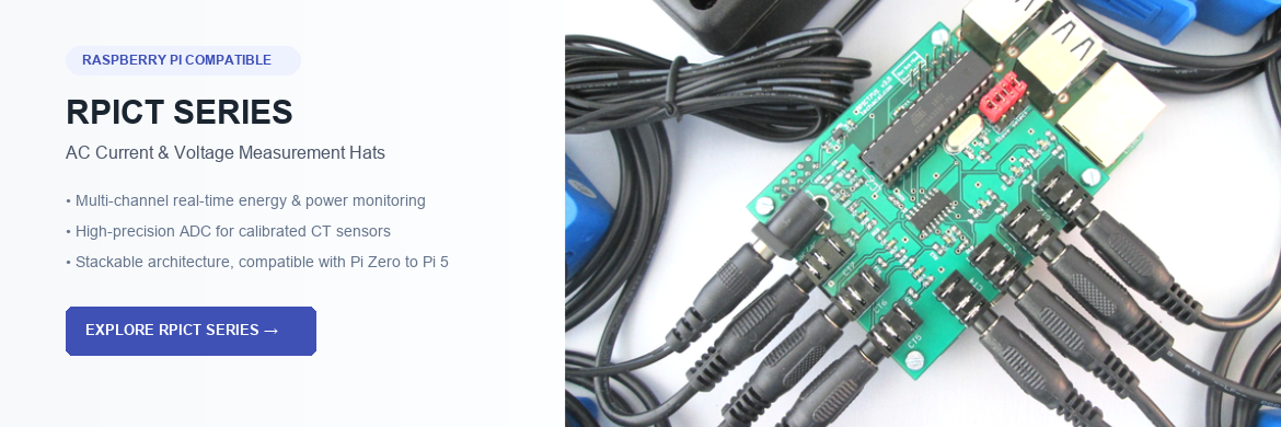 RPICT Series - AC Current & Voltage Measurement